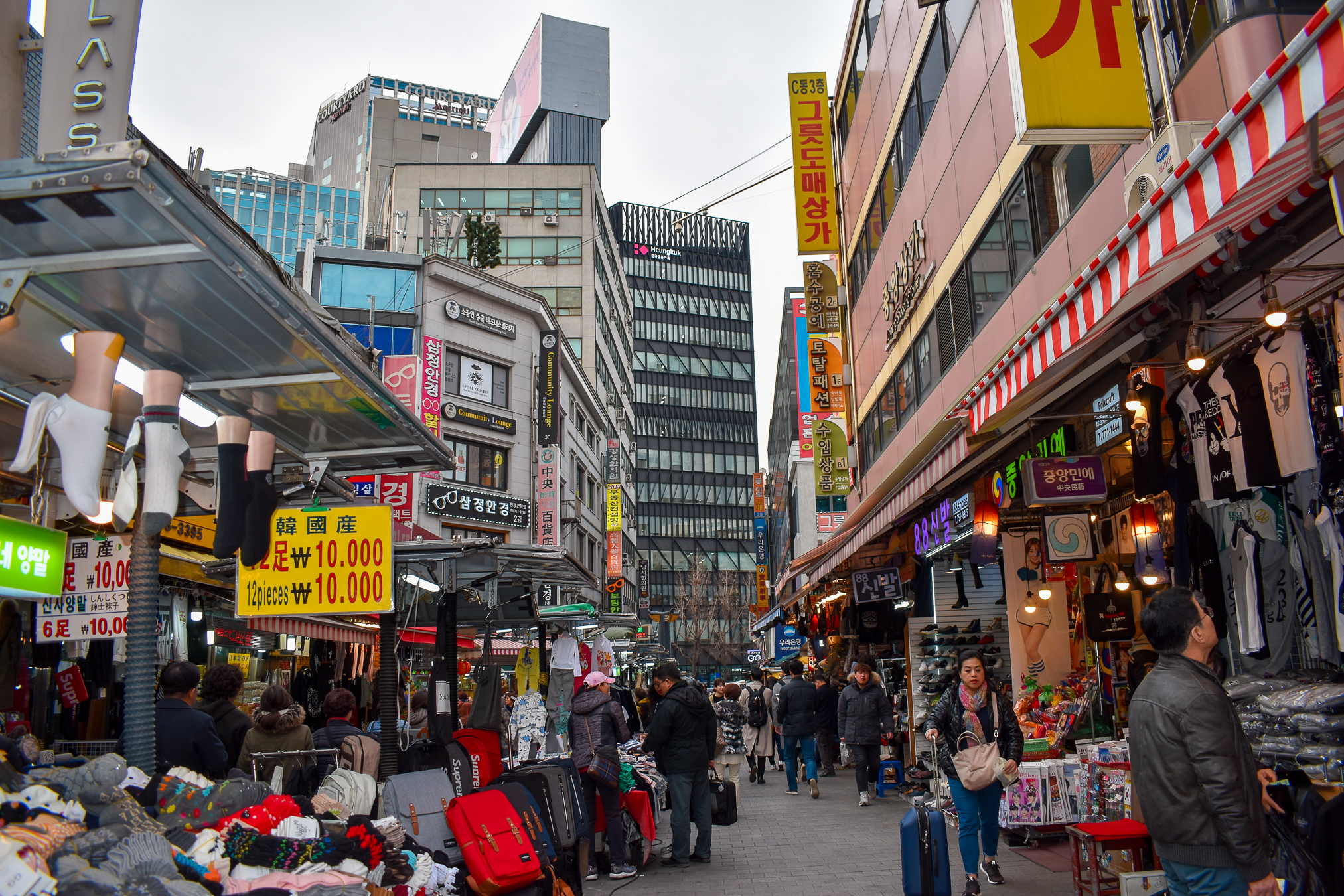 Namdaemun market, one of the oldest and important market in Korean history. 