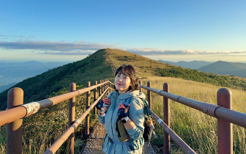 Hyeonjeong Park at Sobaeksan