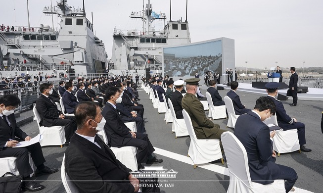 Address by President Moon Jae-in on 6th West Sea Defense Day