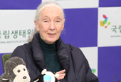 Zoologist Jane Goodall visits National Institute of Ecology