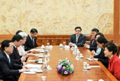 President Park meets Chinese assembly speaker