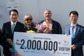 Korea Pavilion welcomes 2 millionth visitor