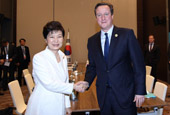 President holds bilateral talks with UK prime minister