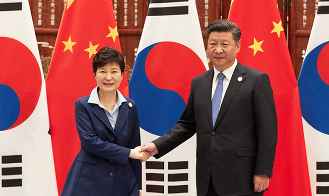 President Park emphasizes Korea-China relations