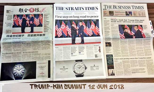 Historic summit in Singapore