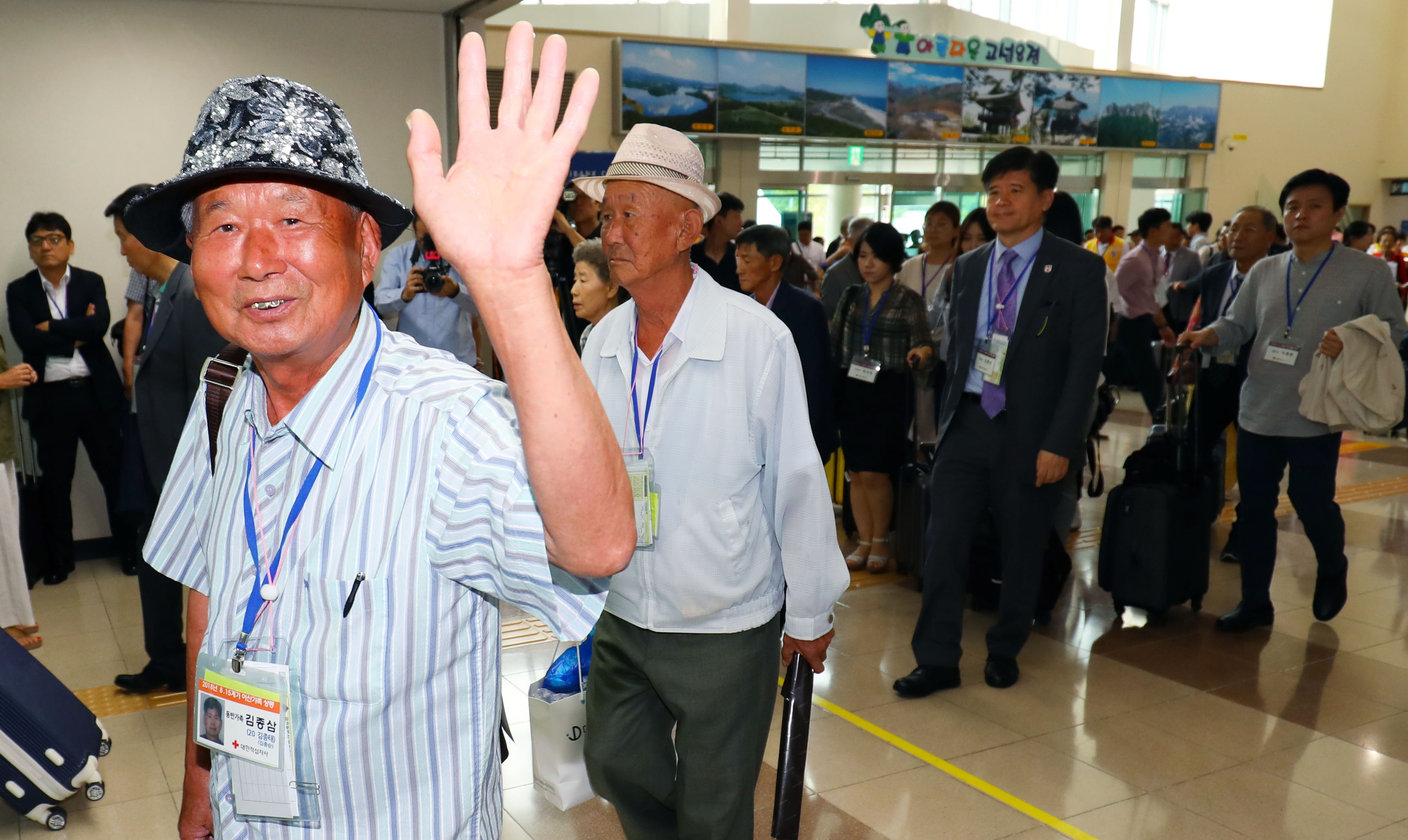 Korean families separated by war reunite after 65 years