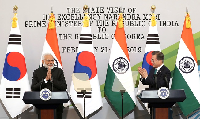 Korea, India to raise bilateral trade to USD 50 billion by 2030