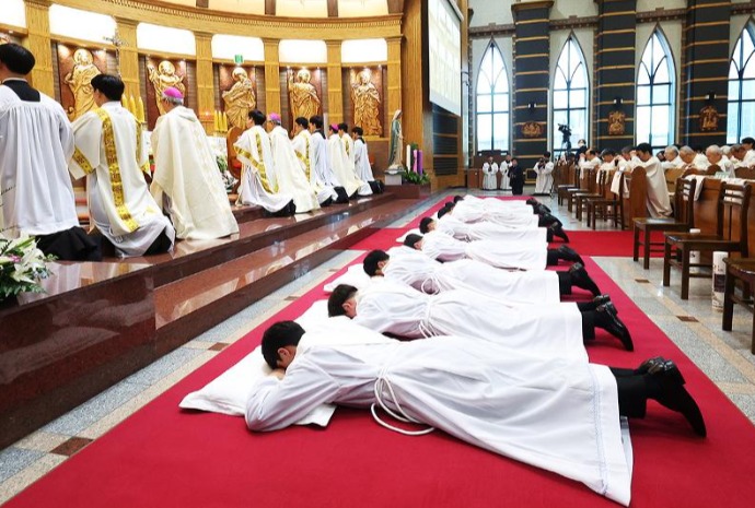 Mass for ordination of Catholic priests