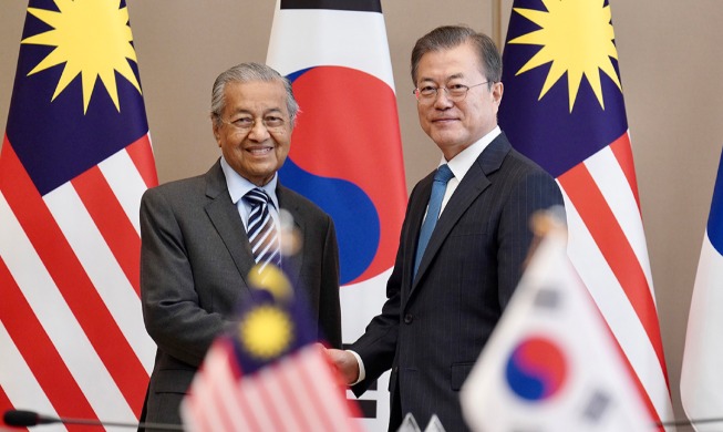 Korea, Malaysia to synergize New Southern, Look East policies