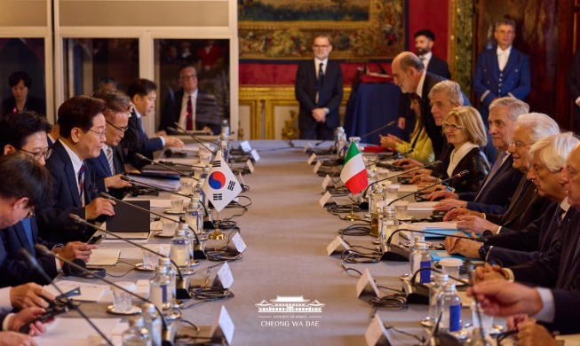 Press Statement by President Lee Jae Myung on the occasion of the ROK-Italy Summit