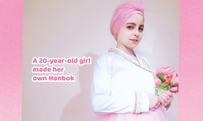 Woman in Egypt dreams of becoming Hanbok designer