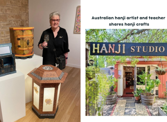 Australian promotes traditional Korean heritage via paper craft