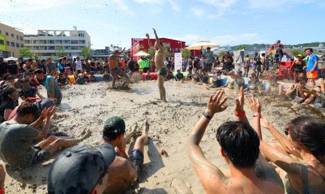 Getting down and dirty by the beach: Boryeong Mud Festival