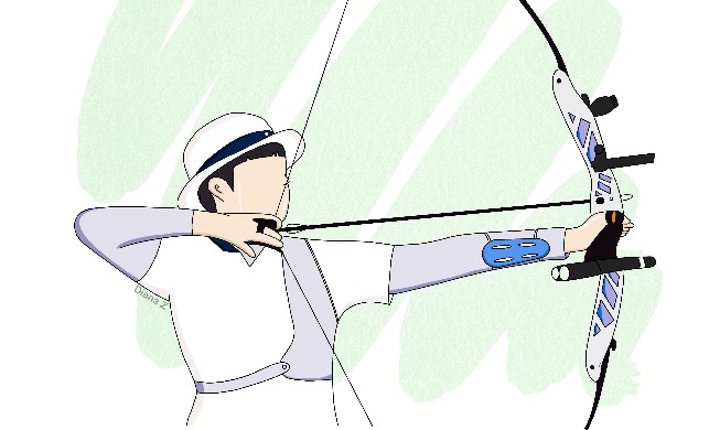 My 6 drawings inspired by Korean athletes at Tokyo Olympics