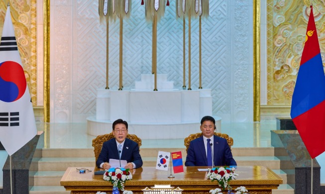 Press Statement by President Lee Jae Myung on the occasion of the Korea-Mongolia Summit